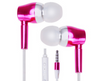 Glow In The Dark Earphones Metal In Ear With Microphone