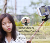 Mini Extendable Monopod Wired Cable Self Stick