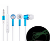 Glow In The Dark Earphones Metal In Ear With Microphone