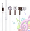 Glow In The Dark Earphones Metal In Ear With Microphone