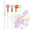 Glow In The Dark Earphones Metal In Ear With Microphone