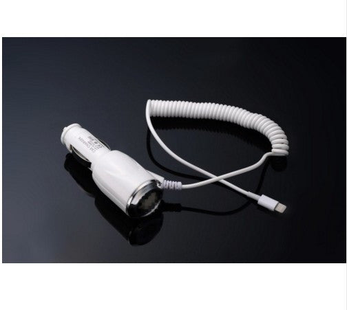 Stretch Spring Coiled Cable Car Charger