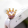 Crystal Rhinestones Cellphones Crown Dust Plug