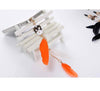 Charming Party Mask Style with Feather Dust Plug