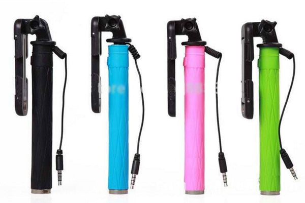 Smallest Audio Cable Remote Control Selfie Monopod