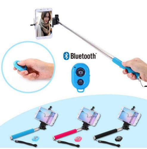 Monopod +Clip Holder+Bluetooth Camera Shutter Remote Controller